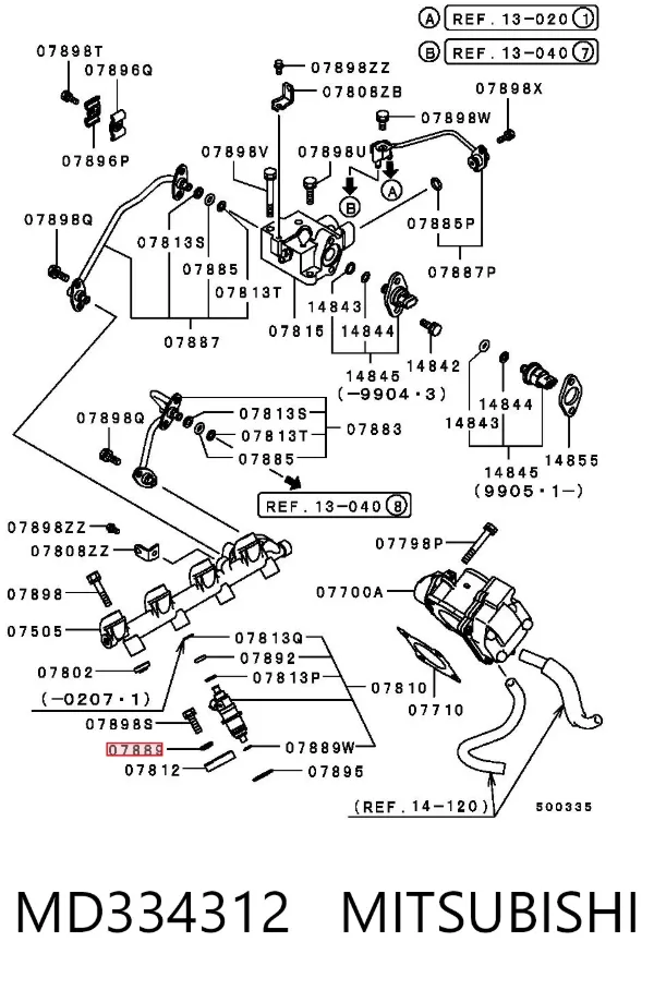  MD334312 Mitsubishi