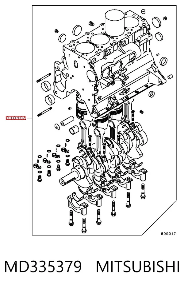 Двигун MD335379 Mitsubishi