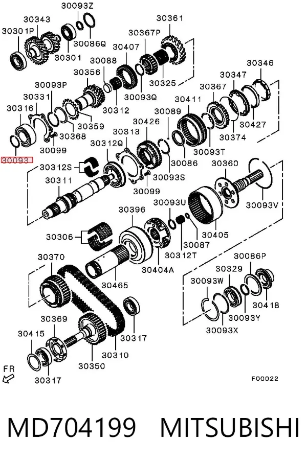  MD704199 Mitsubishi
