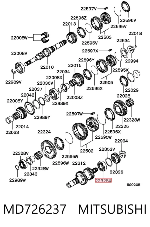  MD726237 Mitsubishi