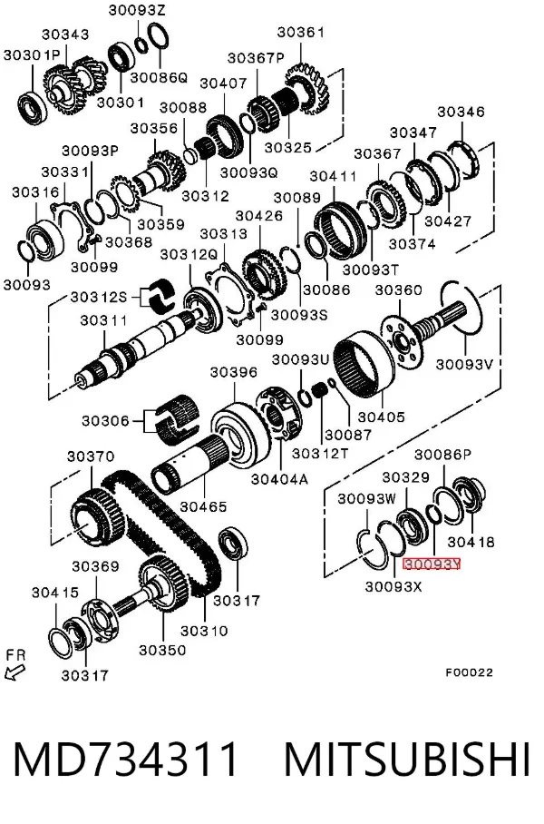  MD734311 Mitsubishi
