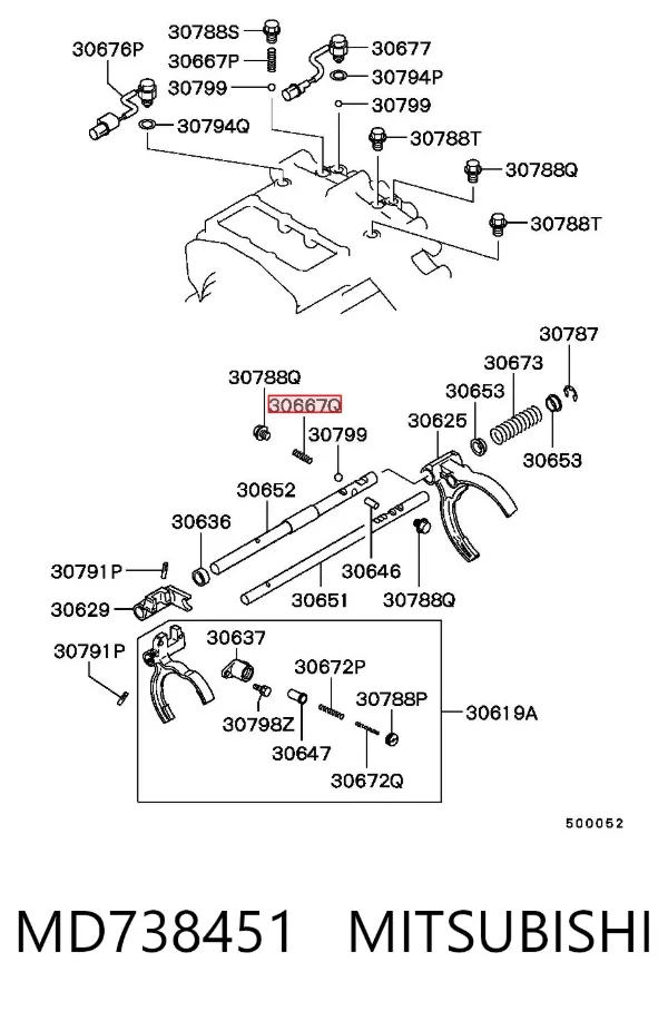  MD738451 Mitsubishi