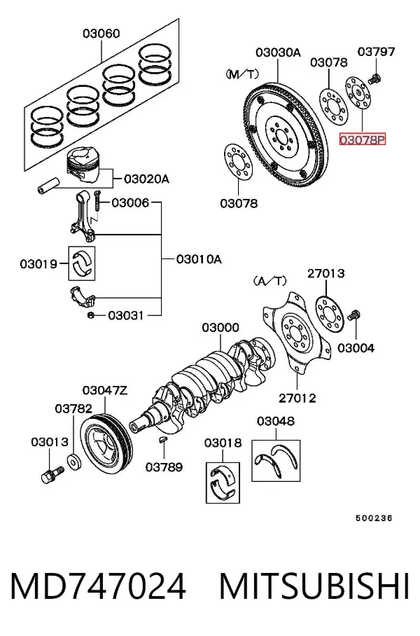  MD747024 Mitsubishi