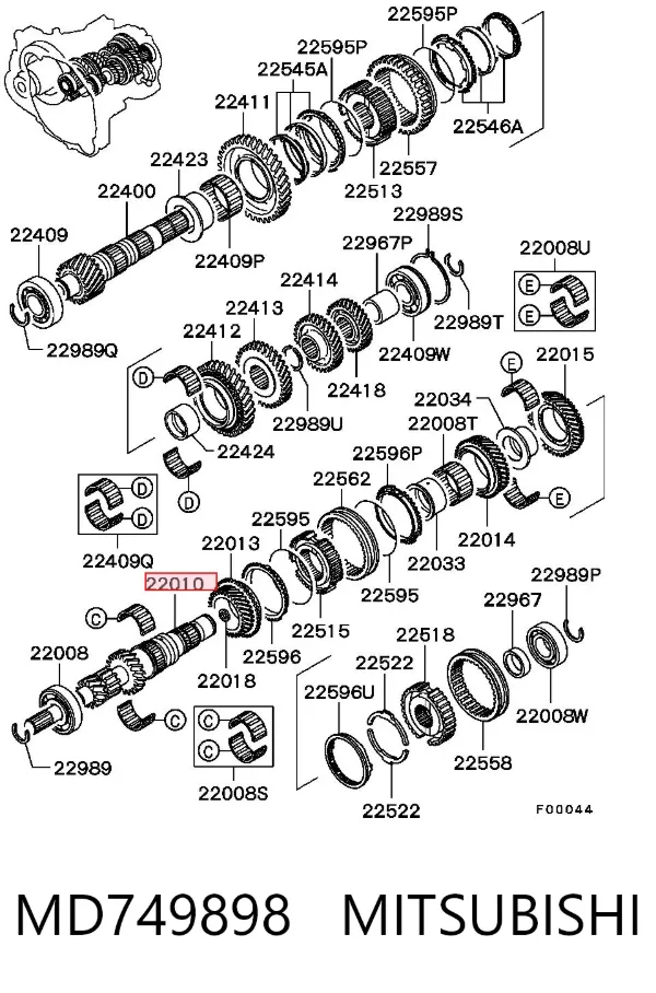  MD749898 Mitsubishi
