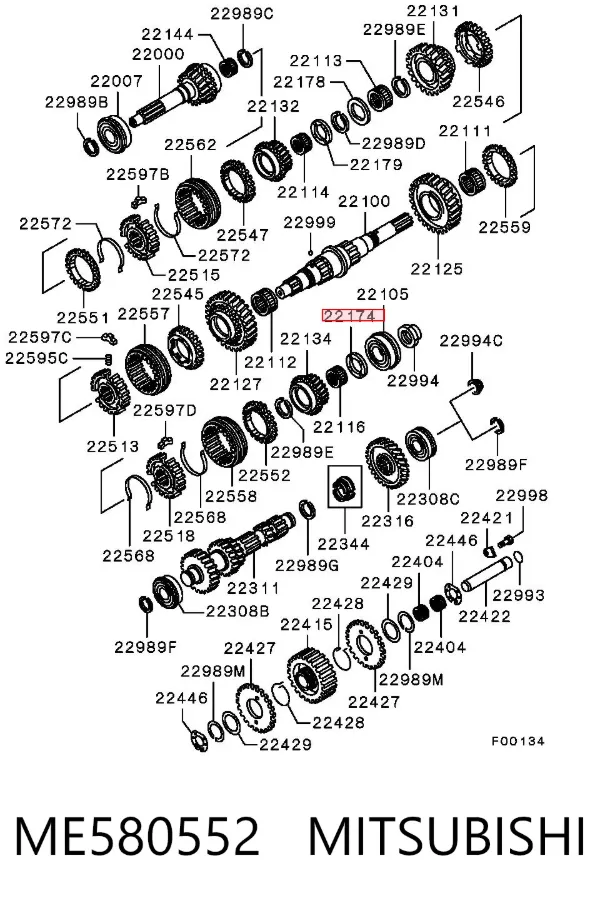  ME580552 Mitsubishi