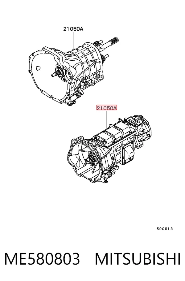 Коробка передач ME580803 Mitsubishi