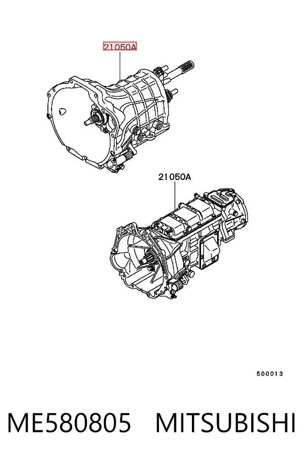 Коробка передач ME580805 Mitsubishi