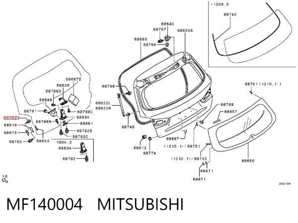  MF140004 Mitsubishi