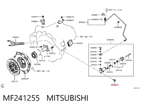  MF241255 Mitsubishi