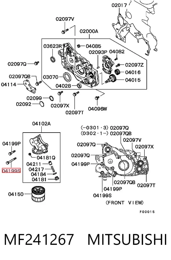  MF241267 Mitsubishi