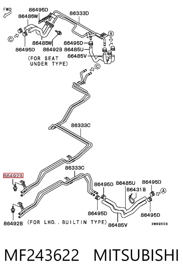  MF243622 Mitsubishi