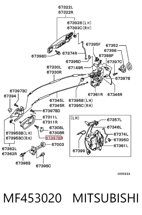  MF453020 Mitsubishi