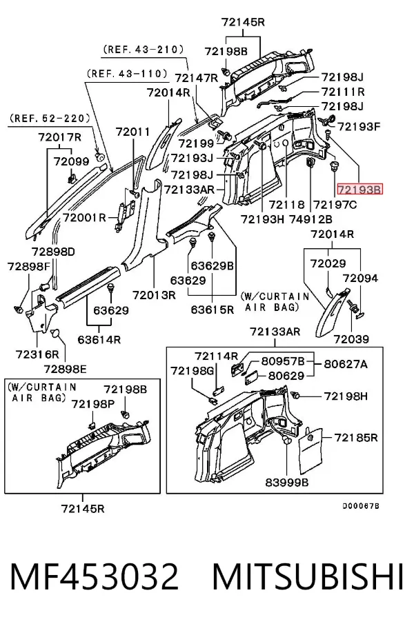  MF453032 Mitsubishi