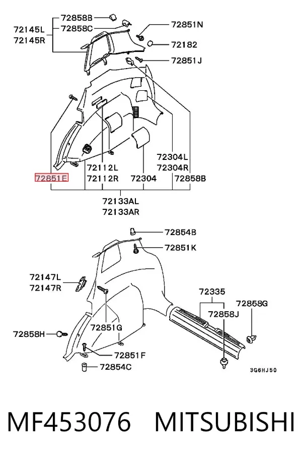  MF453076 Mitsubishi