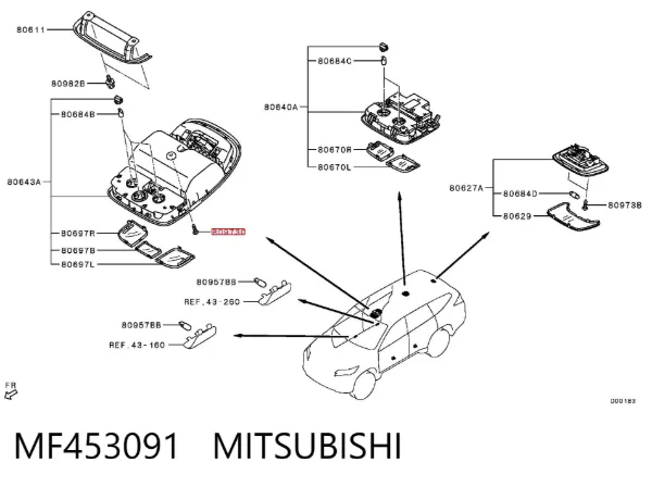  MF453091 Mitsubishi