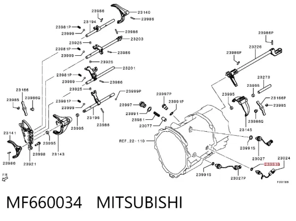  MF660034 Mitsubishi