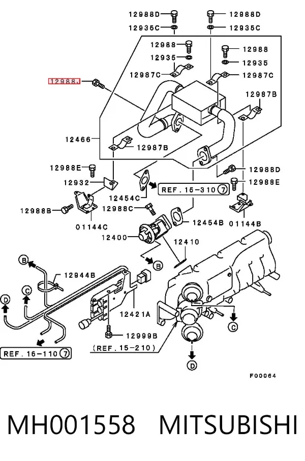  MH001558 Mitsubishi