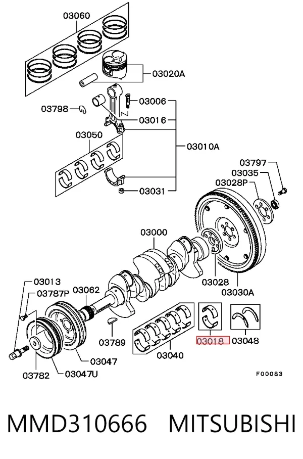 MMD310666 Mitsubishi