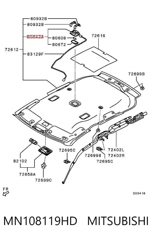  MN108119HD Mitsubishi