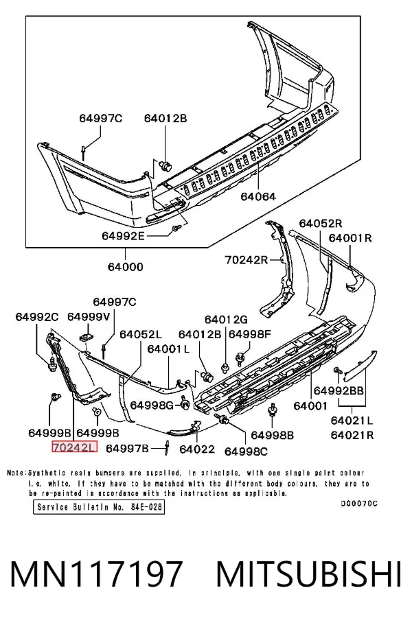  MN117197 Mitsubishi