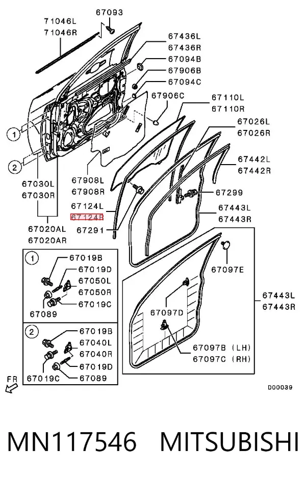  MN117546 Mitsubishi