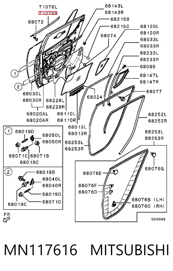  MN117616 Mitsubishi