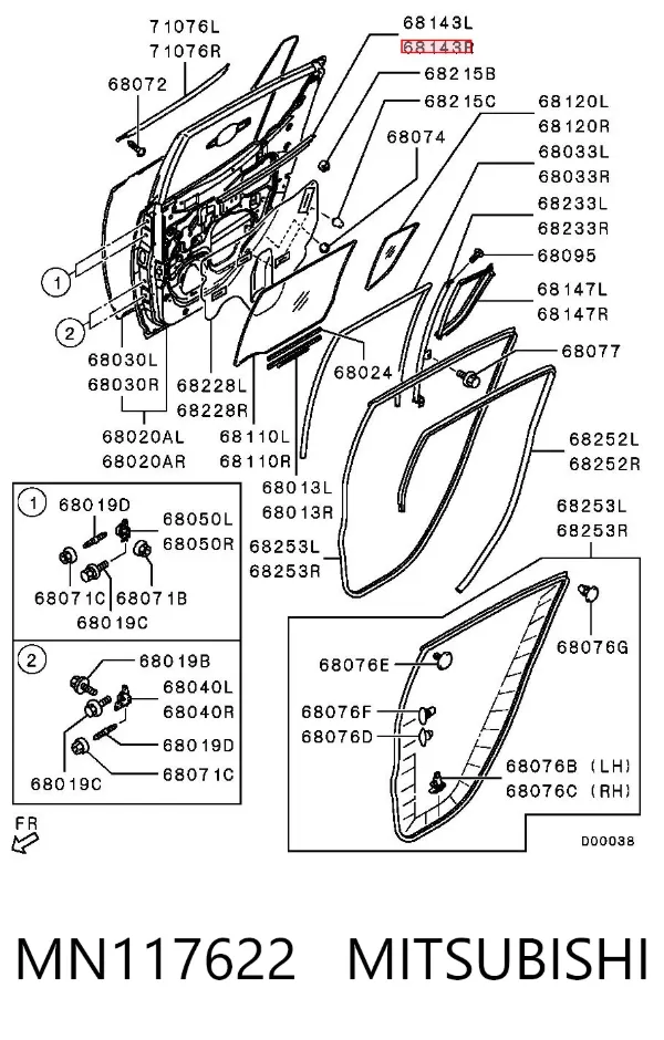  MN117622 Mitsubishi
