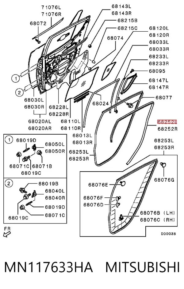  MN117633HA Mitsubishi