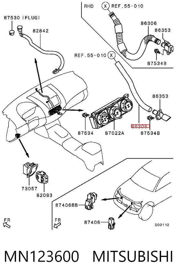  MN123600 Mitsubishi
