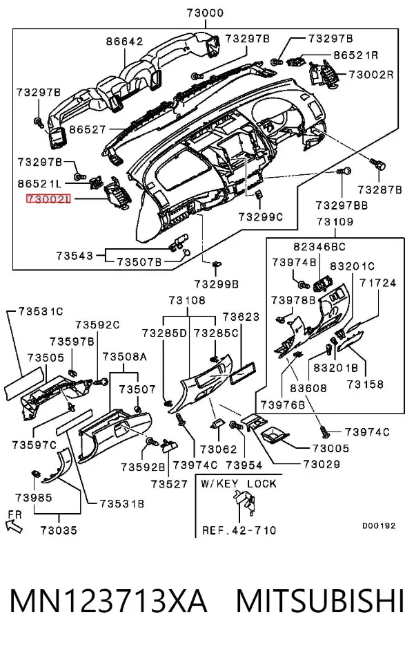  MN123713XA Mitsubishi