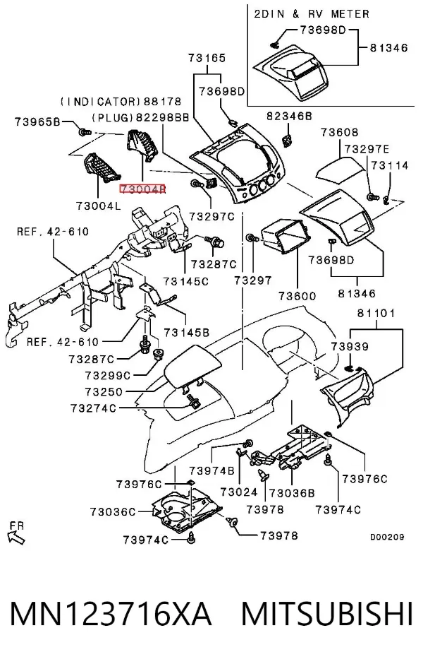  MN123716XA Mitsubishi