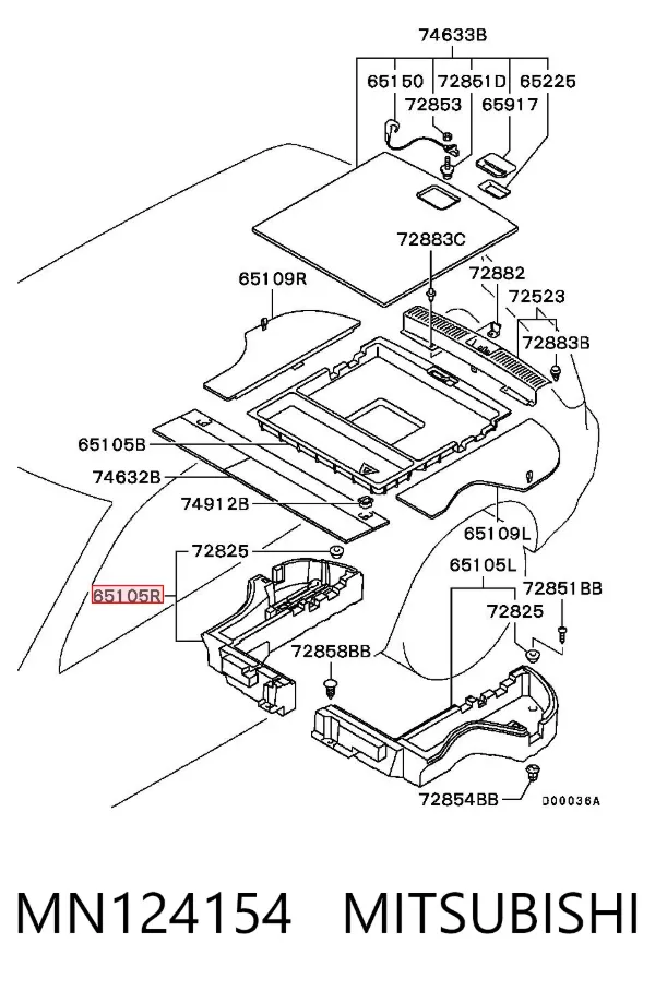  MN124154 Mitsubishi