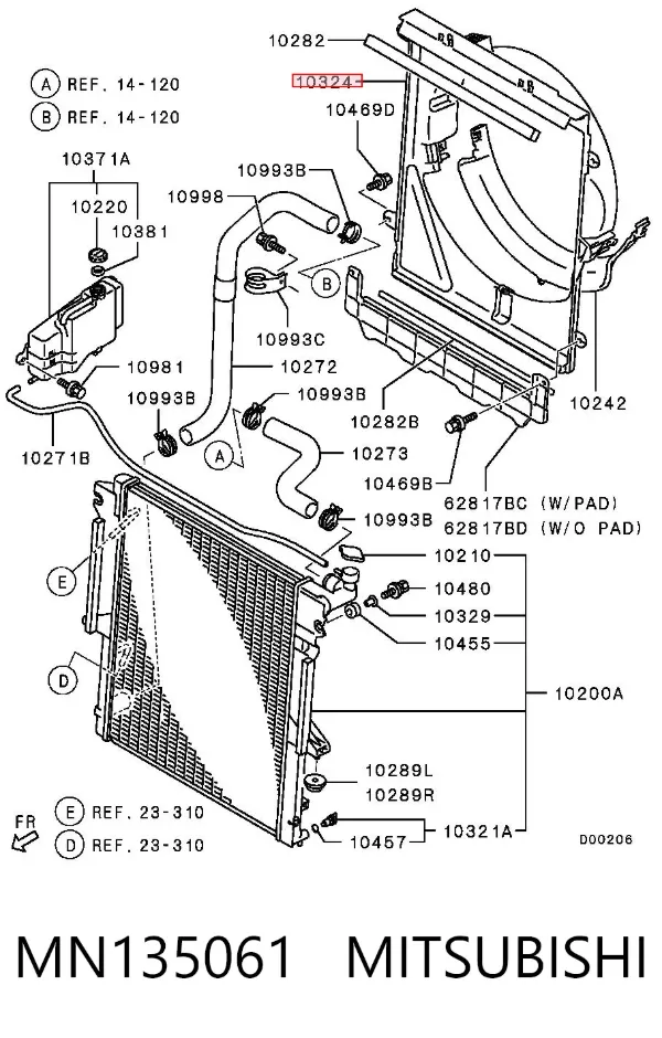  MN135061 Mitsubishi