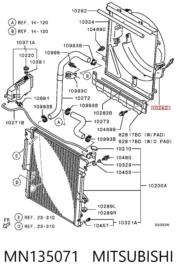  MN135071 Mitsubishi