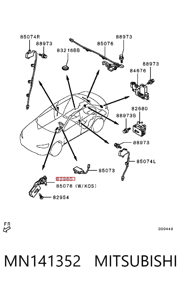  MN141352 Mitsubishi