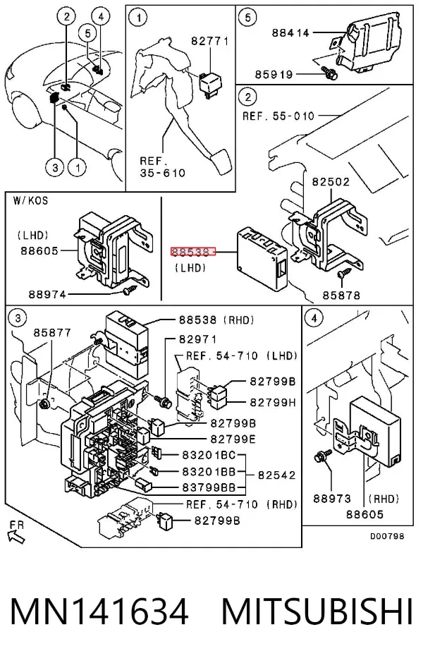  MN141634 Mitsubishi