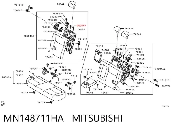  MN148711HA Mitsubishi