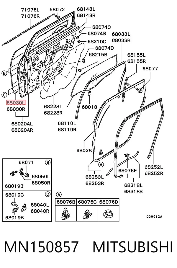  MN150857 Mitsubishi