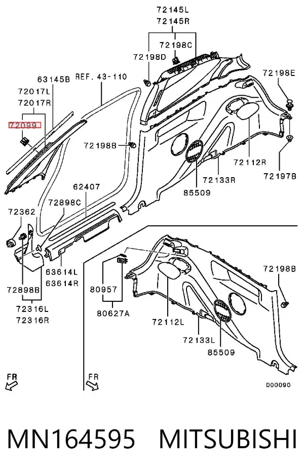  MN164595 Mitsubishi