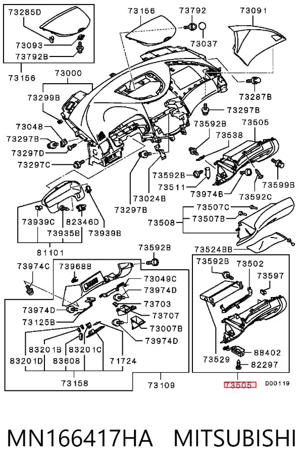  MN166417HA Mitsubishi