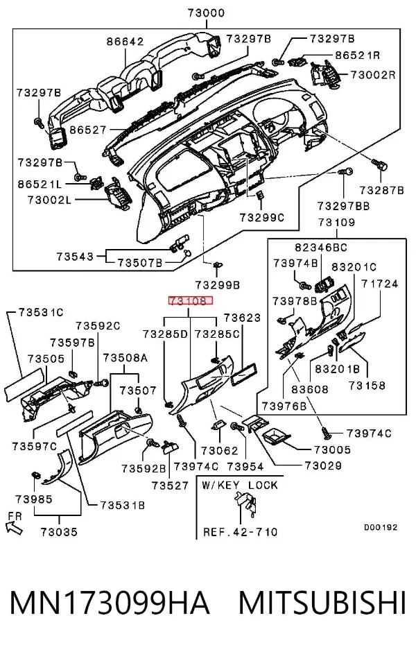  MN173099HA Mitsubishi