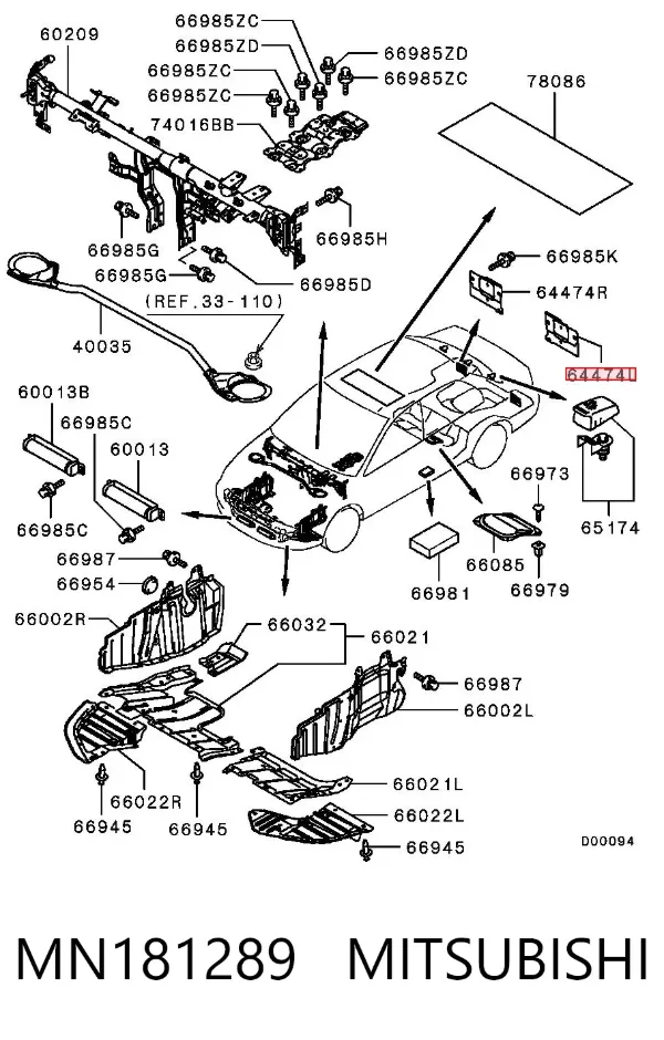  MN181289 Mitsubishi