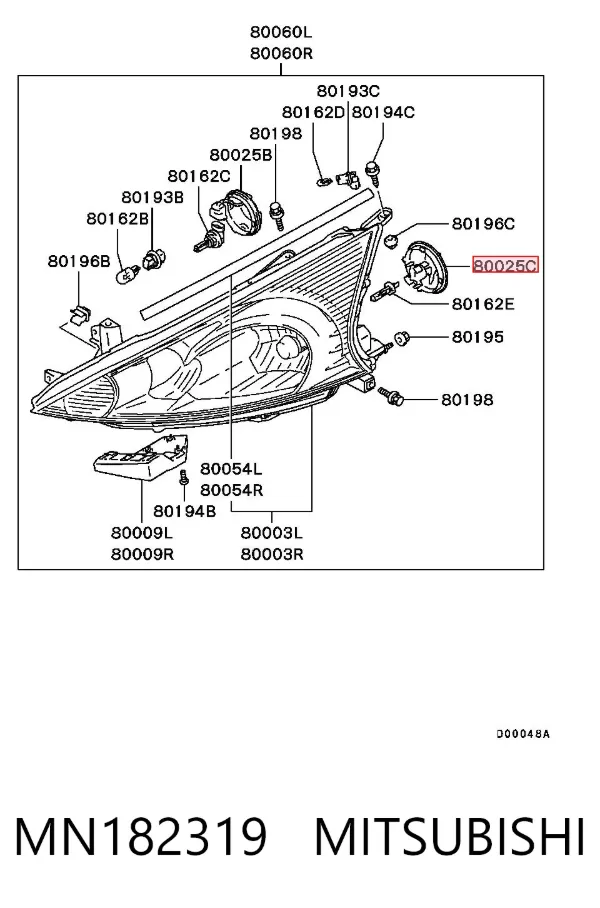  MN182319 Mitsubishi