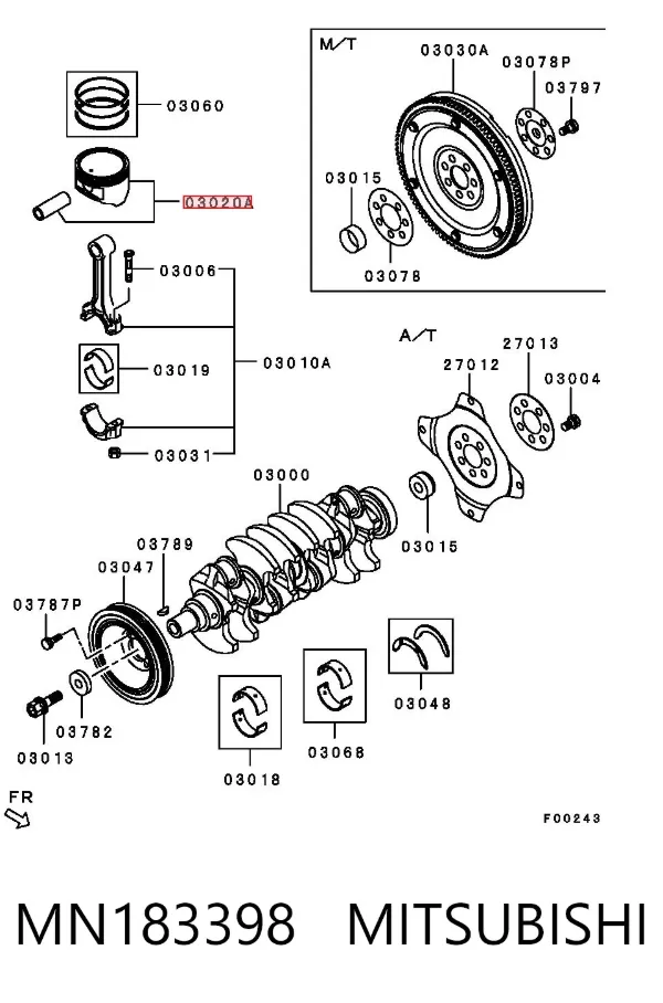  MN183398 Mitsubishi
