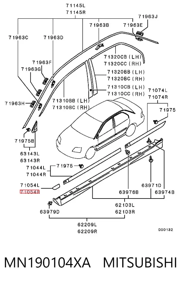  MN190104XA Mitsubishi