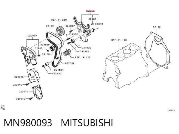  MN980093 Mitsubishi