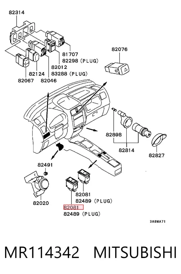  MR114342 Mitsubishi