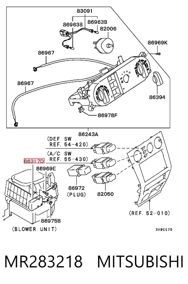  MR283218 Mitsubishi