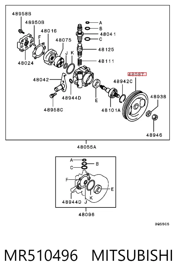  MR510496 Mitsubishi