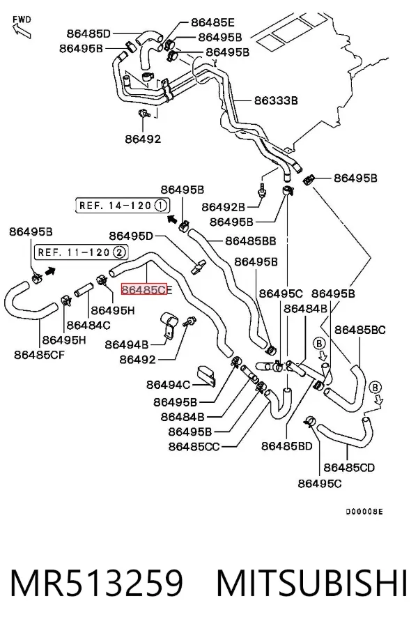  MR513259 Mitsubishi